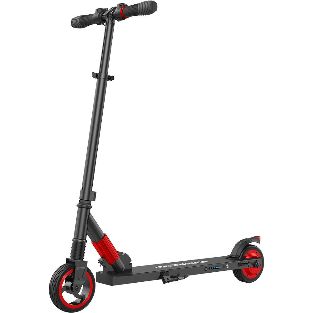 HOMCOM Mejor Patinete Plegable Plegable tipo Scooter con Manillar Ajustable  Freno y Pie de Apoyo 120W Carga 50kg Color Rosa 81.5x37x96cm