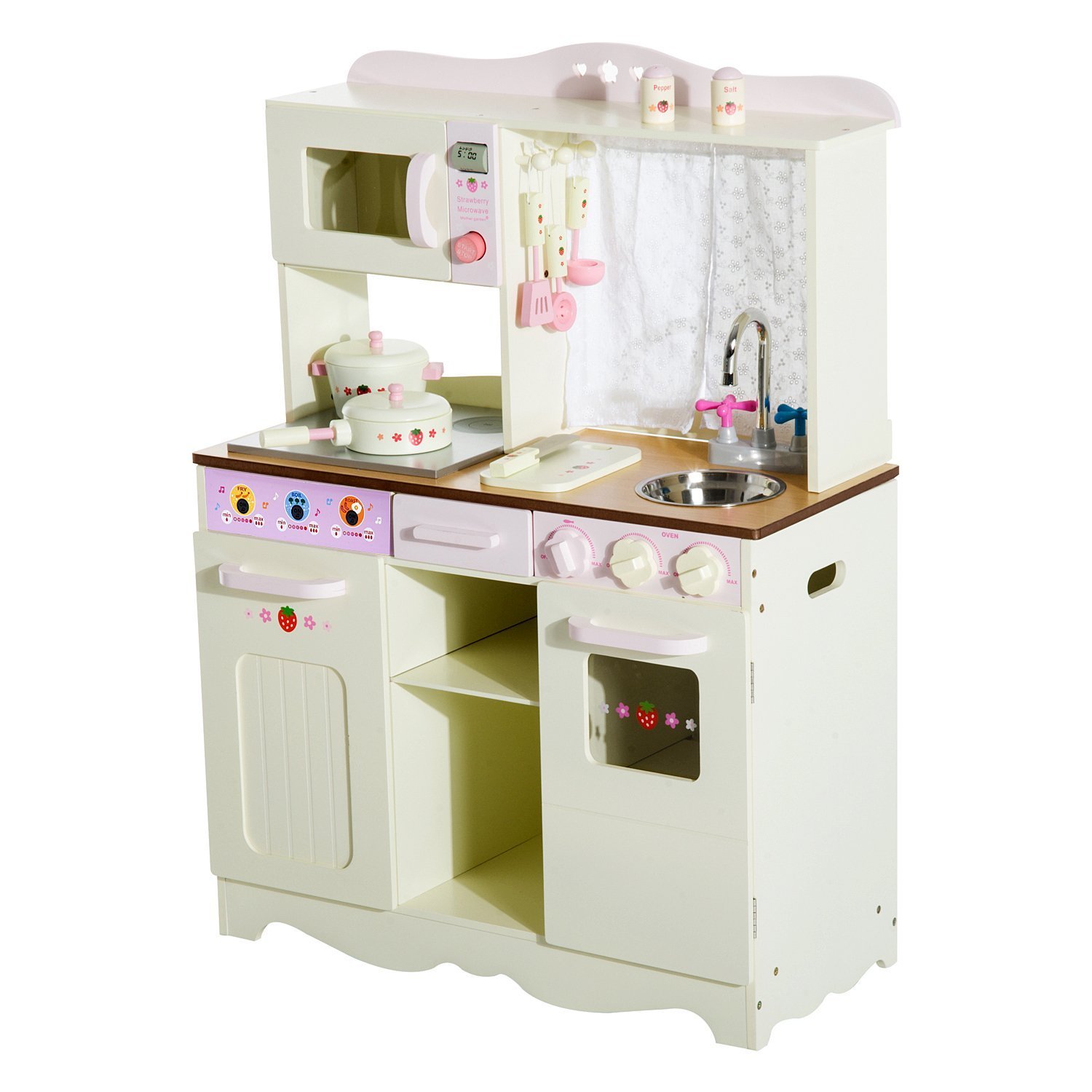 cocina de niñas para jugar de madera